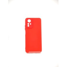 Силіконовий чохол Original Xiaomi Redmi Note 12S 4G (з захистом камери) (Червоний)