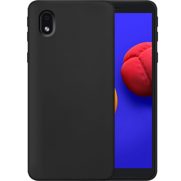 Силіконовий чохол Original 360 Case для Samsung Galaxy A01 Core (Чорний) Силіконовий чохол Original 360 Case для Samsung Galaxy A01 Core (Чорний)