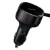 АЗУ-адаптер Baseus Enjoyment Retractable C00035500111-00 33W (2Type-C) (Black)