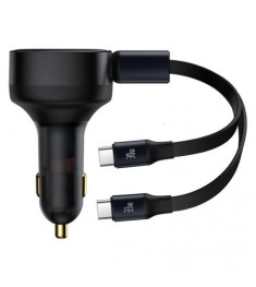 АЗУ-адаптер Baseus Enjoyment Retractable C00035500111-00 33W (2Type-C) (Black) АЗУ-адаптер Baseus Enjoyment Retractable C00035500111-00 33W (2Type-C) (Black)