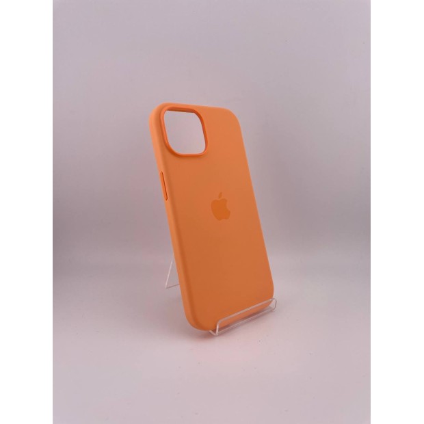 Чохол Silicone Case with MagSafe Apple iPhone 15 (Orange Sorbet)