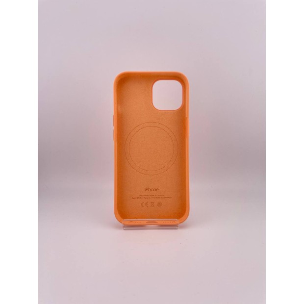 Чохол Silicone Case with MagSafe Apple iPhone 15 (Orange Sorbet)