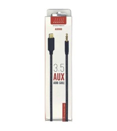AUX Cable Profit AU900 (3.5 to Lightning) (1m) (Black)