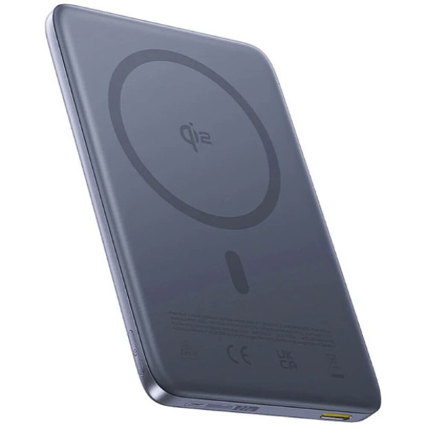 Бездротовий акумулятор Baseus Magnetic PicoGo Ultra-Slim Qi2 27W 10000mAh (Чорний)