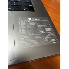 Наклейка с горячими клавишами Windows (Прозрачный/Белый) XK-MCR-WIW
