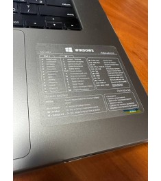 Наклейка с горячими клавишами Windows (Прозрачный/Белый) XK-MCR-WIW