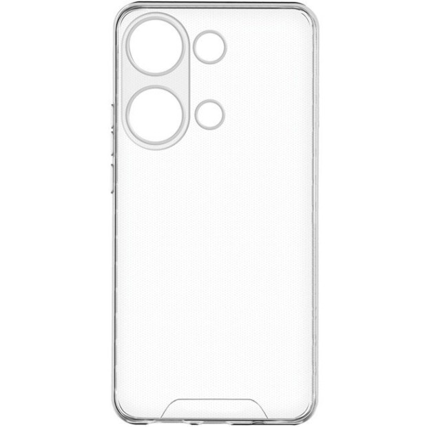 Силіконовий чохол Space Case Xiaomi Redmi Note 13 Pro 4G (ShutCam) (Прозорий)