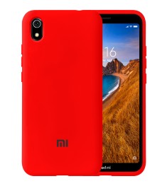 Силіконовий чохол Original 360 Logo для Xiaomi Redmi 7A (Червоний)