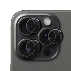 Захисне скло на камеру Metal Armor Apple iPhone 16 Pro  /  16 Pro Max Чорний