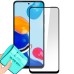 Захисне скло 5D Ceramic для Xiaomi Redmi Note 10  /  Note 10S  /  Note 11  /  Note 11S  /  Note 12S Чорне