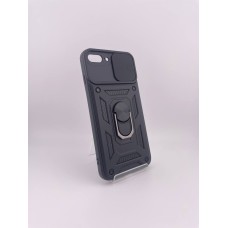 Чорний бронь-чохол Ring Serge Armor ShutCam Case для Apple iPhone 7 Plus  /  8 Plus