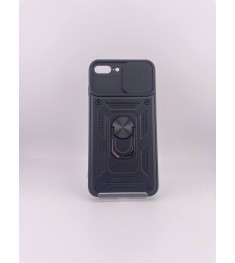 Чорний бронь-чохол Ring Serge Armor ShutCam Case для Apple iPhone 7 Plus  /  8 P..