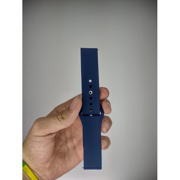 Ремешок для смарт-часов универсальный 20мм Original Design (Тёмно-синий)