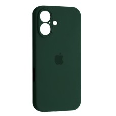 Силикон Original RoundCam Case Apple iPhone 16 (46) Deep Green