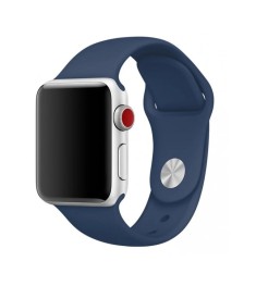 Ремешок Apple Watch Silicone 38 / 40 / 41mm (42) Shadow Blue