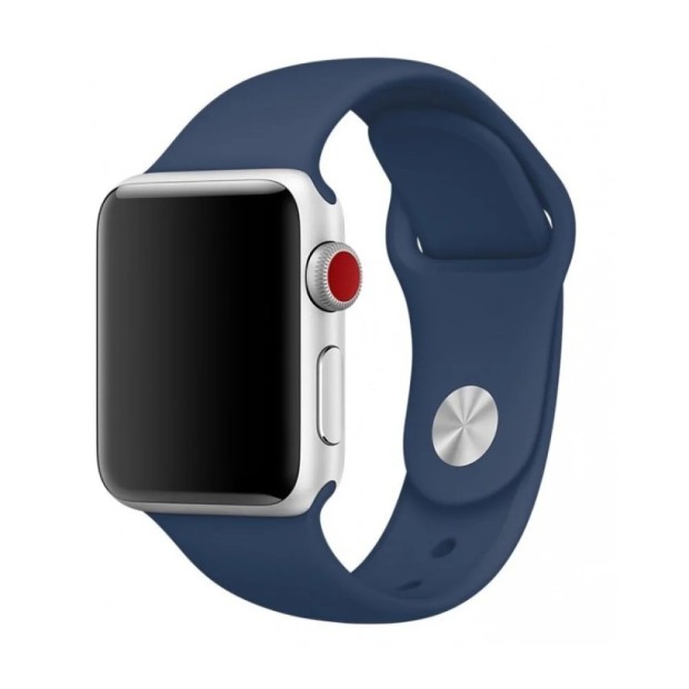 Ремінець Apple Watch Silicone 38 / 40 / 41mm (42) Shadow Blue