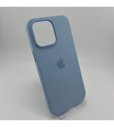 Чохол Silicone Case with MagSafe Apple iPhone 14 Pro Max (Небесний)