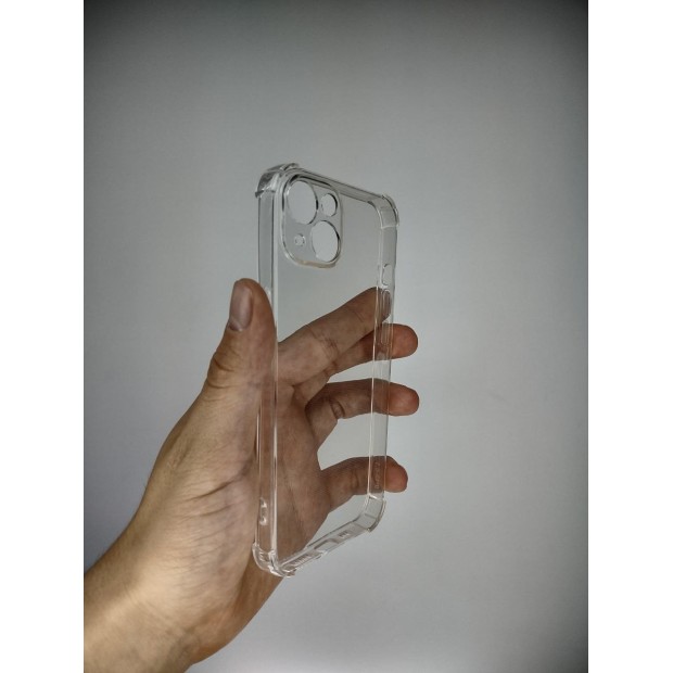 Силікон 6D Apple iPhone 13 (ShutCam) (Прозорий)