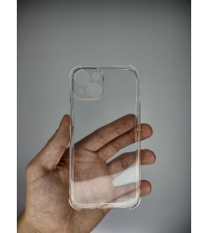 Силикон 6D Apple iPhone 13 (ShutCam) (Прозрачный)