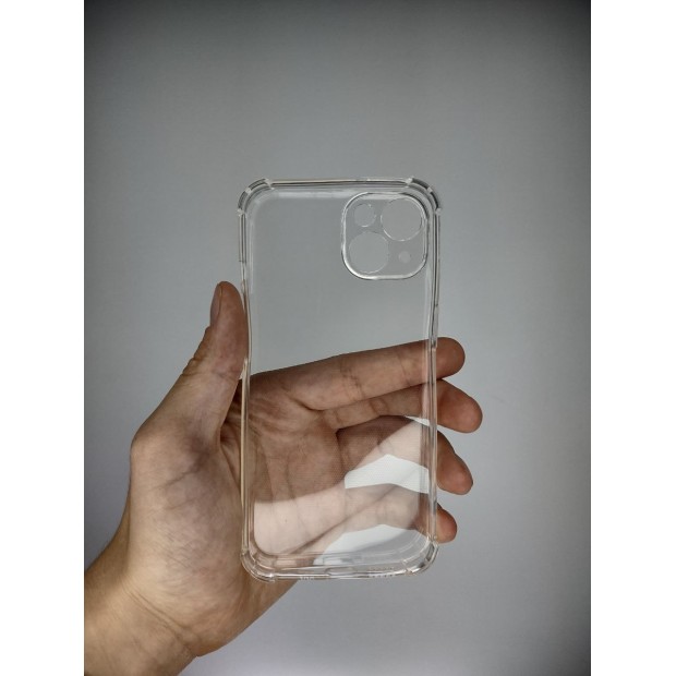 Силікон 6D Apple iPhone 13 (ShutCam) (Прозорий)