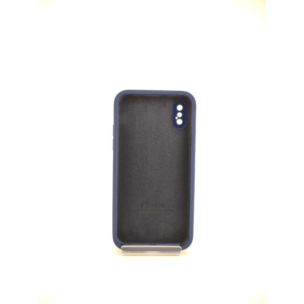 Силикон Original Square RoundCam Case Apple iPhone X / XS (32) Deep Navy