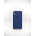 Оригінальний силіконовий чохол Square RoundCam для Apple iPhone X  /  XS (32) Глибокий темно-синій
