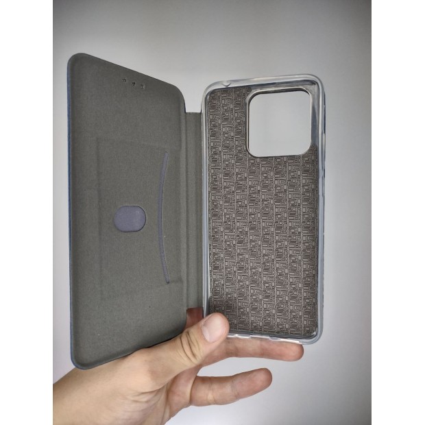 Чехол-книжка Оригинал Lite Xiaomi Redmi 12C / 11A (Тёмно-синий)