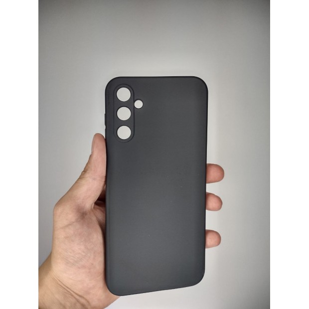 Силікон оригінальний Samsung Galaxy A14 (ShutCam) (Чорний)