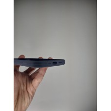 Силіконовий оригінальний чохол RoundCam для Apple iPhone 14 (09) Midnight Blue