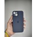 Силіконовий оригінальний чохол RoundCam для Apple iPhone 14 (09) Midnight Blue