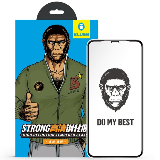 Захисне скло 5D Blueo  /  Welement HD для Apple iPhone XS Max  /  11 Pro Max Black