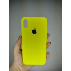 Силіконовий оригінальний чохол Apple для iPhone XS Max (Lime)
