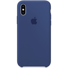 Оригінальний силіконовий чохол для Apple iPhone XS Max (22) Синій Кобальт