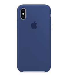 Оригінальний силіконовий чохол для Apple iPhone XS Max (22) Синій Кобальт