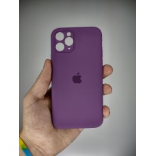 Силіконовий оригінальний чохол RoundCam для Apple iPhone 11 Pro (28) Brinjal