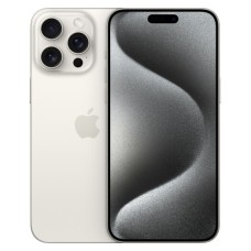 Мобильный телефон Apple iPhone 15 Pro 128Gb (E-Sim) (White Titanium) (Grade A) 100% Б/У O