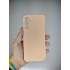 Силіконовий чохол Original Samsung Galaxy A24 (ShutCam) (Персиковий)