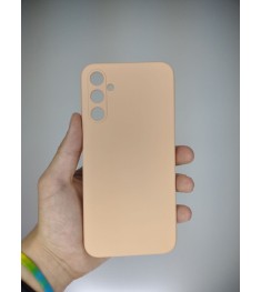 Силіконовий чохол Original Samsung Galaxy A24 (ShutCam) (Персиковий)