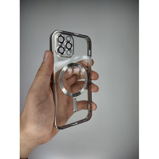 UMKU Shining Чохол з MagSafe для Apple iPhone 12 Pro (Срібний)