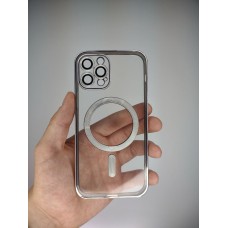UMKU Shining Чохол з MagSafe для Apple iPhone 12 Pro (Срібний)