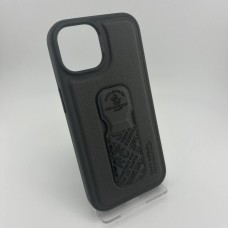 Чохол Polo Blaise Leather для Apple iPhone 15 (Сірий)