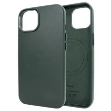 Чохол Leather Case з Magsafe для Apple IPhone 16 Pro Max (Лісовий Зелений)