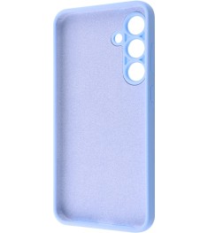 Силіконовий чохол Original Premium для Samsung Galaxy S24 FE (ShutCam) (Небесно-..