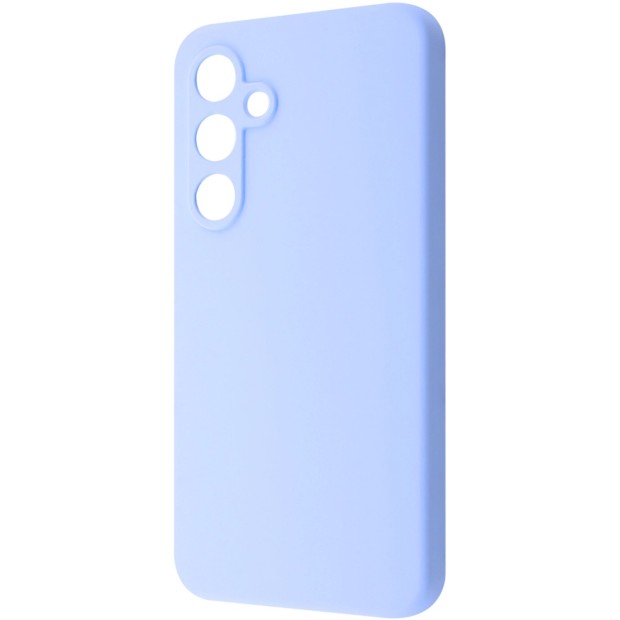 Силіконовий чохол Original Premium для Samsung Galaxy S24 FE (ShutCam) (Небесно-блакитний)