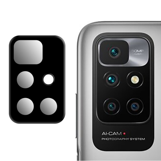 Захисне 3D скло на камеру Xiaomi Redmi 10 Black