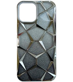 Чохол 3D Prism Metal для Apple iPhone 11 (сріблястий)