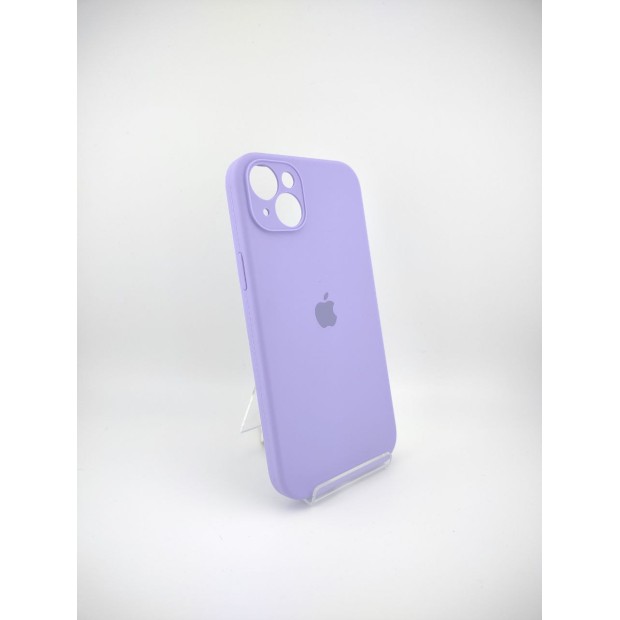Силикон Original RoundCam Case Apple iPhone 14 Plus (43) Glycine