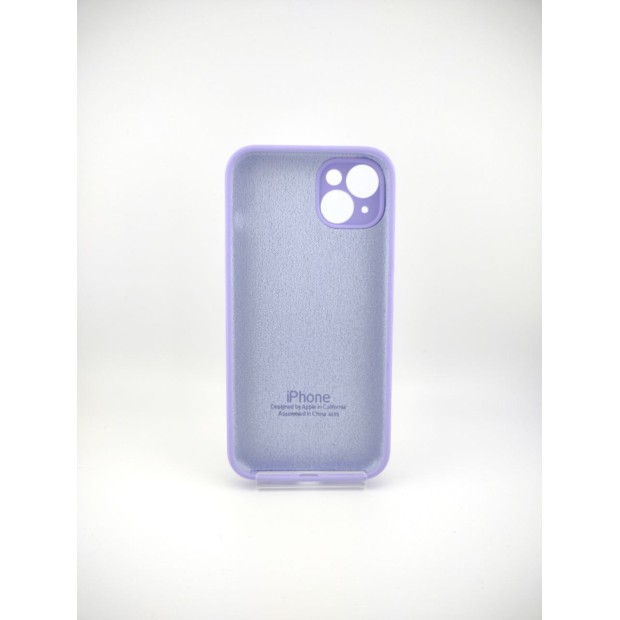 Силикон Original RoundCam Case Apple iPhone 14 Plus (43) Glycine