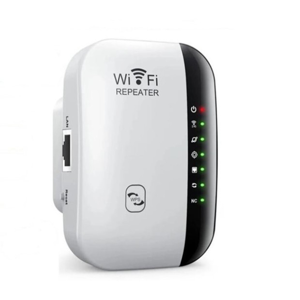 Ретранслятор-усилитель сигнала репитер WiFi MT02 300mbps (Чёрный)