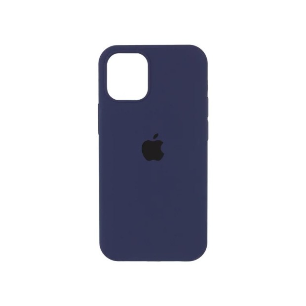 Силикон Original Round Case Apple iPhone 15 Plus (09) Midnight Blue